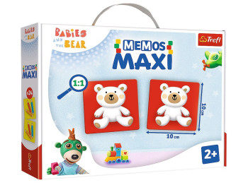 Настольная игра Мемос MAXI Мишки, Trefl