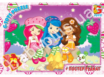 Пазли картонні 70 ел, Strawberry Shortcake, G-Toys