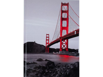 Книга записная в клетку R&B Bridge А5. 96 листов. Axent 8457-3-A