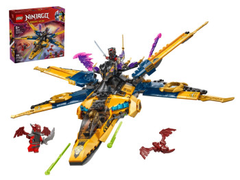 Конструктор LEGO Ninjago Суперштормовой реактивный самолет Раса и Арин, 510 деталей