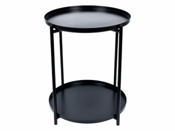 Стол журнальный 2 яруса 52×42 см, металл крашеный, M50279-BL
