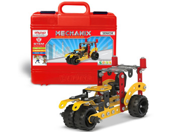 Металевий конструктор у пластиковому кейсі MECHANIX SENIOR. 202 елементів. 21 модель. ZEPHYR 09007