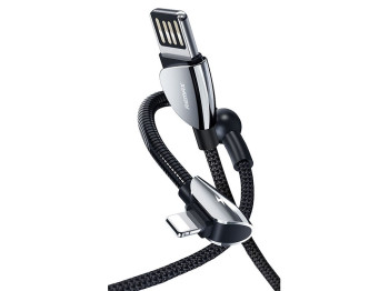 Магнитный кабель RC-061i Qiker Series 2в1 USB for Lightning. Remax Black