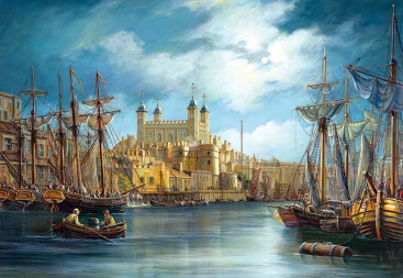 Пазли Новий день в Харборі, 3000 елементів, Castorland
