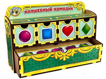 Волшебный комодик Фигуры 14.5х6х24 см. Ubumblebees ПСД072