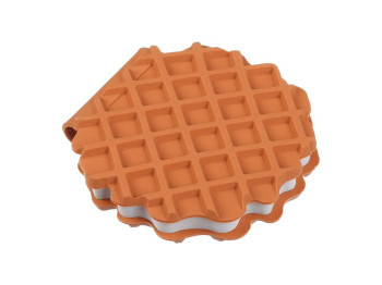 Блокнот нелінований Chocolate Waffle, 90x90 мм, 80 аркушів, ароматизована Soft Touch обкладинка