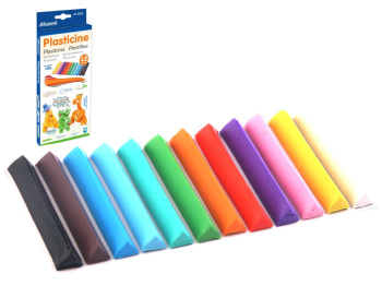 Пластилин 12 цветов Plasticine, 180 г