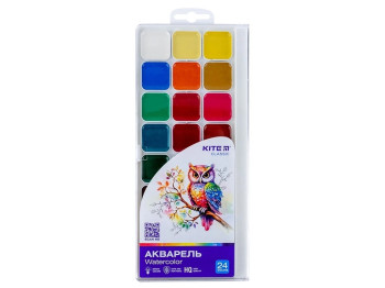 Фарби акварельні Classic 24 кольори, Kite Уцінка