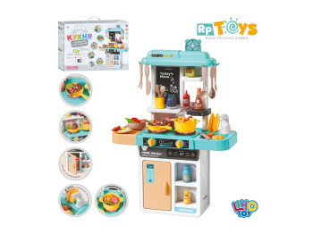 Игровая кухня Limo Toy 889-299, светом и звуком, 68 см, 43 предмета