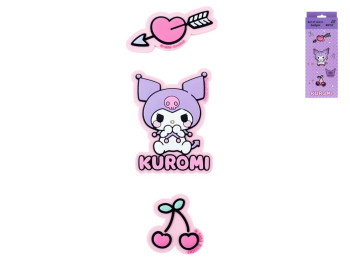 Набір бейджів на липучці Kuromi, 3 предмети, Kite
