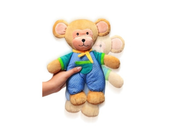 Игрушка мягкая Обезьянка Эрик 27х30 см. BabyOno 623