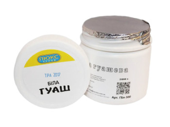Гуашь Белая 300 гр. Люкс Колор ГБл-300