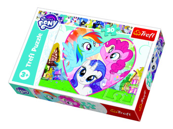 Пазлы Вместе лучше, Hasbro My Little Pony, 30 элементов, Trefl