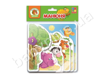 Гра - Розвивашка Манюня, Зоопарк, Vladi Toys