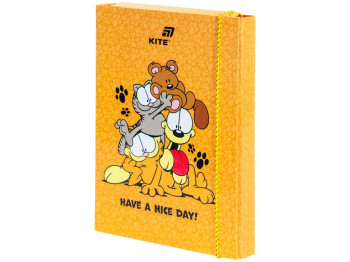Папка В5 для зошитів на гумці Kite Garfield GF26-210, картон