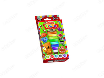 Тісто для ліплення Master Do 10 кольорів. Danko Toys TMD-02-02 Уцінка
