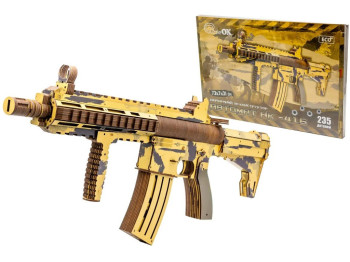 Дерев'яний 3D конструктор HK-416, PuzzleOK