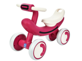 Толокар-каталка M 6239E-8, EVA колеса, музика, світло, рожевий, Bambi Racer