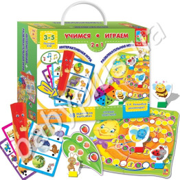 Вчимося і граємо 2 в 1 Світ тварин, Vladi Toys