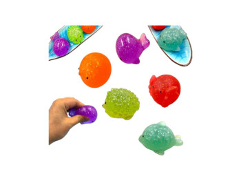 Игрушка антистресс морские животные, сквиш, 4 цвета (цена за 1 шт)