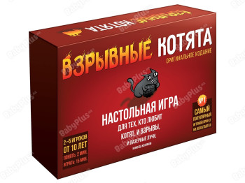 Настільна гра Вибухові кошенята. Hobby World 4630039151877