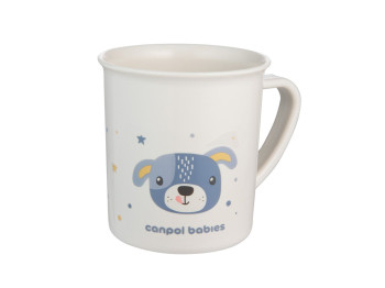 Кружка пластиковая CUTE ANIMALS – голубая. Canpol Babies 4/413_blu2