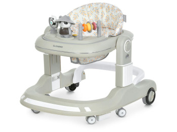 Ходунки 2 в 1 ME 1200 URSA Beige, пушер, музика, світло, бежевий