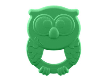 Прорезыватель для зубок зеленый Сова, Chicco