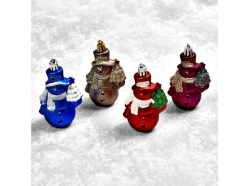 Елочные игрушки Snowman 8см, 6шт, M47959