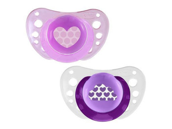 Пустышка силиконовая Physio Air 2 шт, Chicco
