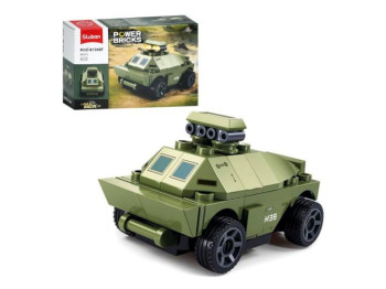 Конструктор військова бронемашина SLUBAN M38-B1368F,  40 деталей