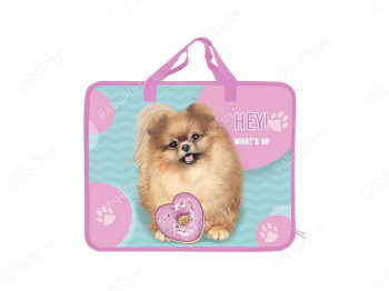 Папка пластиковая Whats up puppy, Kidis 13084