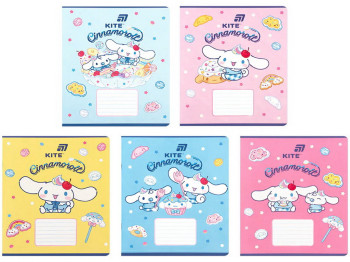 Зошит у клітинку Cinnamoroll Kite CR26-236, 18 аркушів, мікс видів, ціна за 1шт
