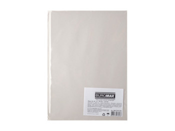 Бумага газетная BUROMAX, A4, 45 г/м², 100 листов, серая, бумажная упаковка