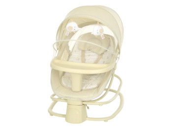 Заколисуючий центр-шезлонг, 8081 бежевий, 4 в 1, bluetooth, Mastela