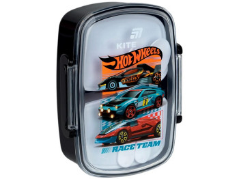 Ланчбокс з контейнерами та столовими приладами Kite Hot Wheels, HW26-181, 750 мл