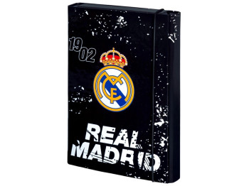 Папка для зошитів В5 на гумці Kite FC Real Madrid RL26-210, картон