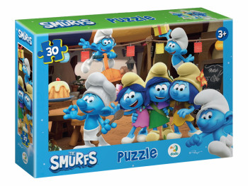 Пазл на 30 елементів The Smurfs, Вечірка Смурфів, DoDo 200661