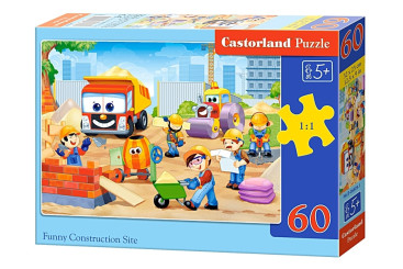 Пазли Забавна будівництво, 60 елементів, Castorland