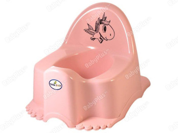 Горшок с музыкой розовый ЕСО Единорог. Tega Baby PO-055-104