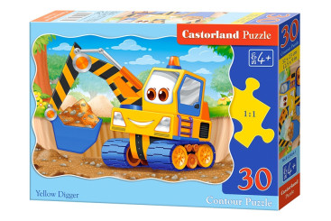 Пазли Екскаватор, 30 елементів, Castorland