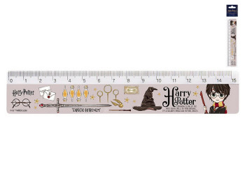 Лінійка пластикова Kite Harry Potter HP26-090, 15см