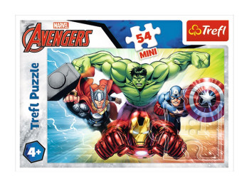 Пазли Сильна команда, Дісней Марвел, 54 елементи MINI, Trefl