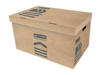 Короб для архівних боксів BUROMAX KRAFT JOBMAX, 560×380×265 мм