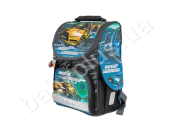Рюкзак детский каркасный Nature Quest Collection Race Car yellow. Tiger 1728R