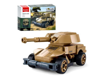 Конструктор військовий танк SLUBAN M38-B1368C, 50 деталей