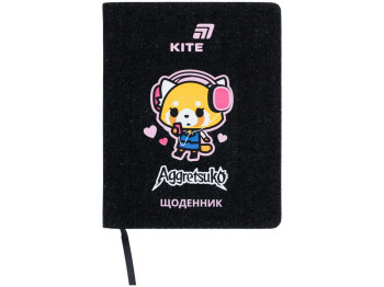 Щоденник шкільний Kite Aggretsuko AR26-264, тверда обкладинка, PU