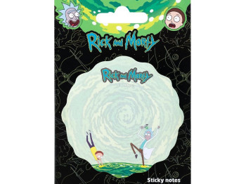 Блок бумаги с клейким слоем Rick&Morty 7х7 см. 50 листов. Kite RM23-298-2