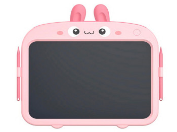 Детский LCD-планшет для рисования Зайка, 13,5 дюйма, розовый