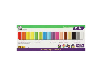 Пластилін для ліплення 16 кольорів, KIDS Line, ZiBi ZB.6275